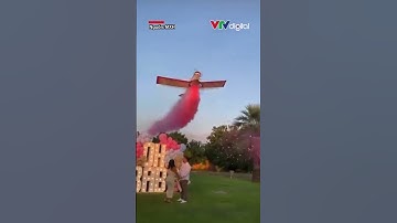 Máy bay rơi khi đang trình diễn ở bữa tiệc, phi công thiệt mạng | VTV24