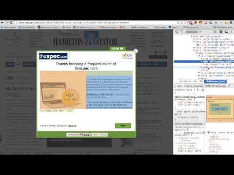 News Paywalls Don't Work Part I: Hamilton Spectator & Metroland Media Version