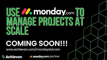 Scale your projects using monday.com portfolio management