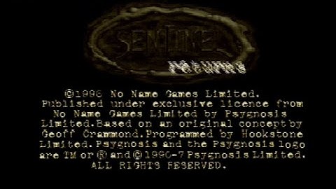 [Ps1] Introduction du jeu "Sentinel Returns" de l