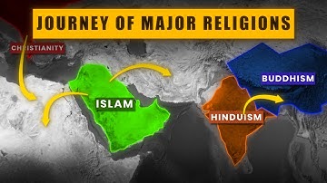 Animated timeline map shows how religions spread around the world