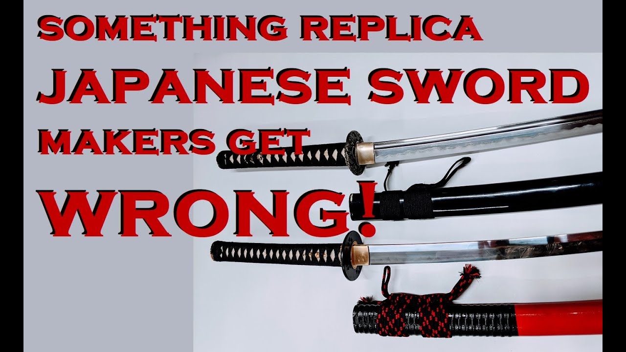 Replica JAPANESE SWORDS - Something Modern Makers Get WRONG! - YouTube