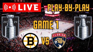 LIVE: Boston Bruins VS Florida Panthers GAME 1 Scoreboard/Commentary!