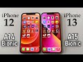iPhone 13 vs iPhone 12 Speed Test 🔥| Big Difference? A14 Bionic vs A15 Bionic (HINDI)
