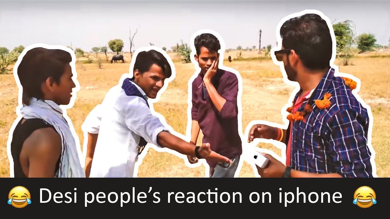 DESI PEOPLE'S REACTION ON " iPhone" || NRS Vines