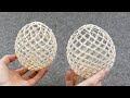 EASY MACRAME EGG DIY SPHERE BALL ON BALLOON | HANGING LANTERN