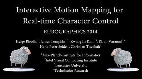 Interactive Motion Mapping for Real-time Character Control, Eurographics 2014