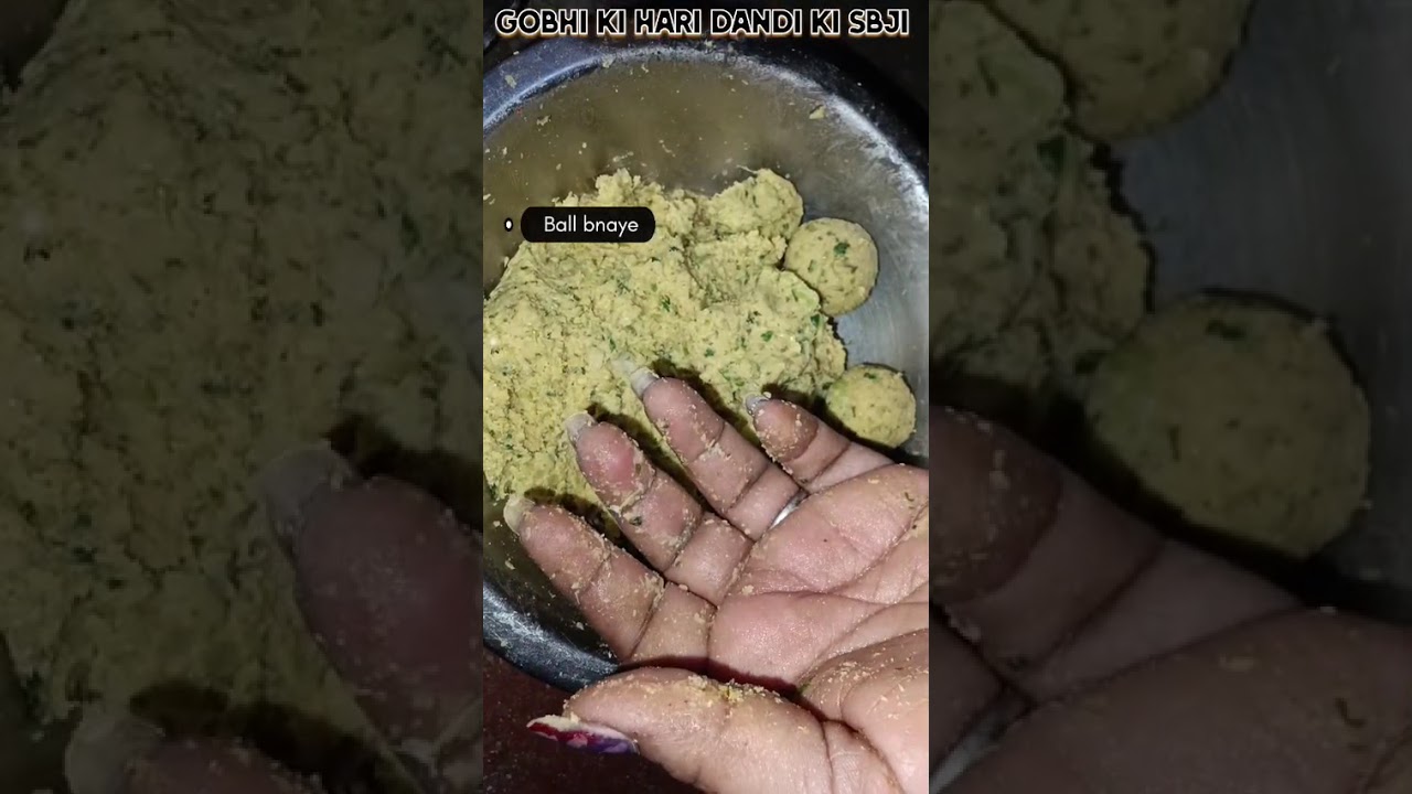 Gobhi ki hari dandi ki sabji recipe 😋💗✨ 