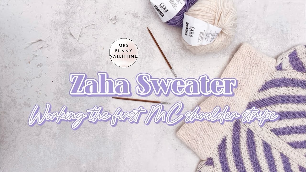 Zaha Sweater - 4:   The First Shoulder Stripe