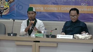 Komisi I DPRD Banten Terima Audiensi HMI Cabang Serang