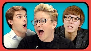 YOUTUBERS REACT TO MUKBANG (Eating Shows)