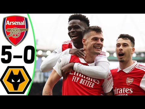 Arsenal vs Wolves 5-0 - All Goals and Highlights 28/05/2023 HD