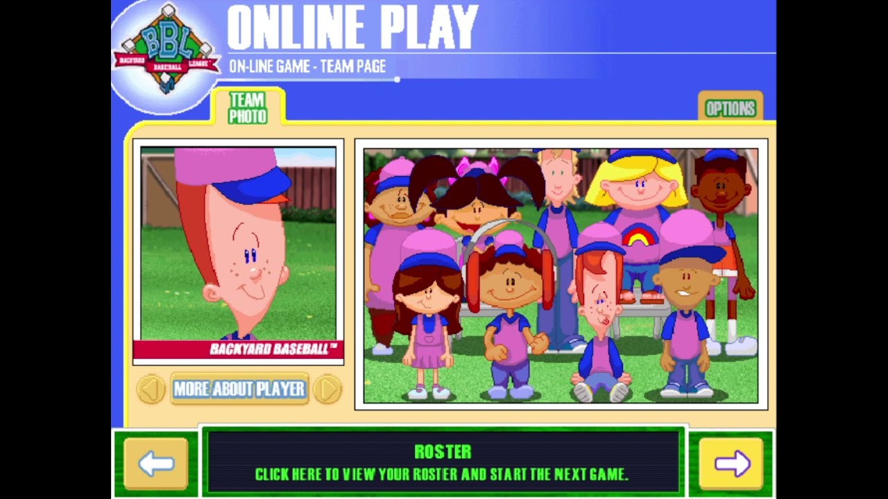 play backyard baseball online