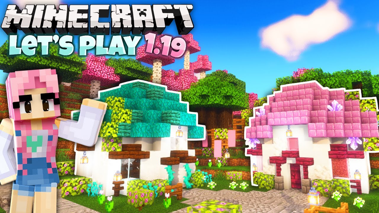 MANSION Interior + Village Expansion! 🍄 | Let’s Play Minecraft 1.19 ...