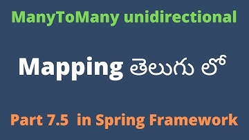 ManyToMany unidirectional mapping in spring data JPA // Easy Learning Channel