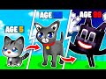 Upgrading BABY CAT to GOD CAT in ROBLOX!