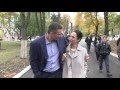 Віталій Кличко проголосував разом з дружиною Наталею та братом Володимиром