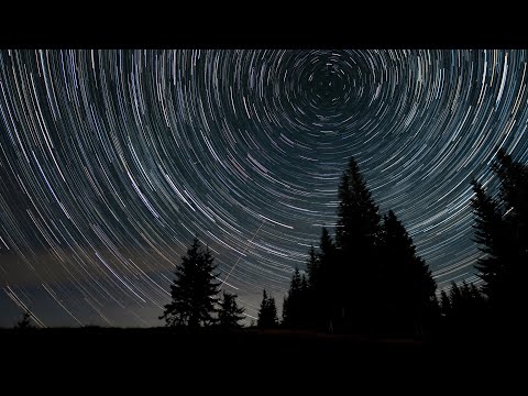 Starry sky and beautiful music for meditation / Звездное небо и красивая музыка для медитации