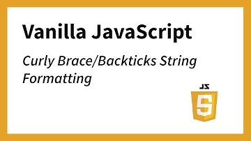 Curly Brace/Backticks - String Formatting Example 1 (JavaScript)