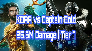 Injustice 2 Mobile • KOAA vs Cold • 25.6M Damage • Combo builder BNGG • Tier 7