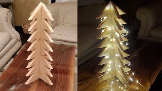 Easy DIY wooden Christmas Tree by The Rookie Woodworker 143 views 1 year ago 7 minutes, 30 seconds