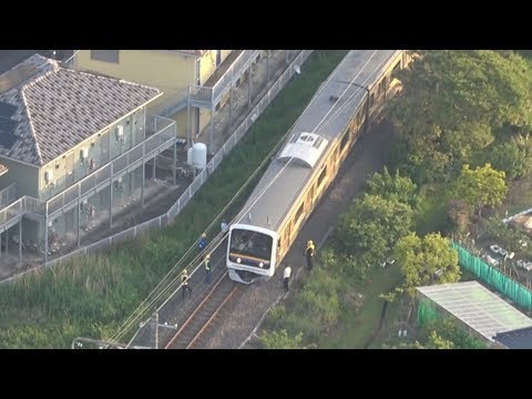 JR外房線で先頭車両脱線 乗客1人負傷、千葉