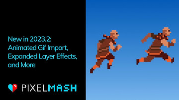 Pixelmash 2023.2 — Animated Gif Import, Expanded Layer Effects, and More