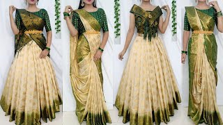 Beautiful Draping Style to look elegant/Festival Saree Draping Styles/Saree styles/@Saundaryaa screenshot 4