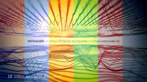 Audio Spectrum Music Visualizer. After Effects Project on Videohive.net