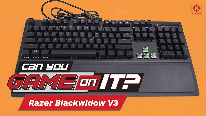 Razer Blackwidow V3: Solid CLICK-CLACKS If That's Your Thing | Can You Game On It?