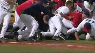 Ole Miss hits walk-off home run off an intentional walk ball vs Auburn