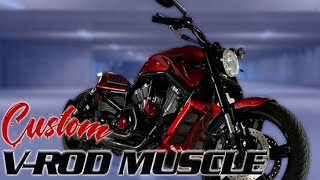 Custom HarleyDavidson V-Rod Muscle Transformation