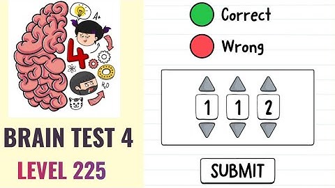 🧠 Brain Test 4 Level 225 | Get the correct number | Walkthrough