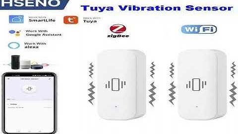Tuya WiFi/Zigbee Smart Vibration Sensor Home Security Protection Smart Life App Real-time