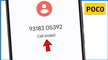 Poco Mobile Call Ended Problem | Call Ended Problem In Poco