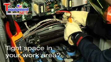 Fluke 381 Remote Display AC/DC Clamp Meter With iFlex - Working In Tight Spaces