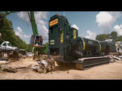 Delivering a new LEFORT® 720 TRAX @R. STROUD AUTO PARTS AND SCRAP METAL RECYCLING