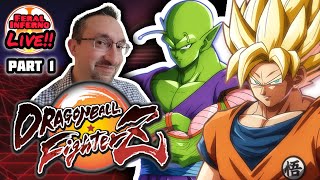 Dragon Ball FighterZ - Story Mode Full Playthrough Ep. 1 - FeralInferno Live!!
