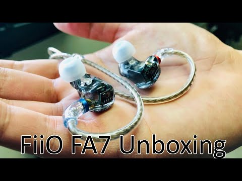 FiiO FA7 Quad Driver Balanced In-Ear Headphone Unboxing!