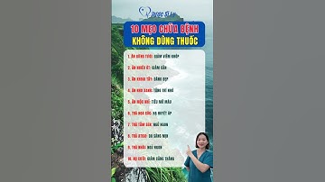 10 mẹo chữa bệnh không dùng thuốc #duocsily #dsly #chamsocsuckhoe