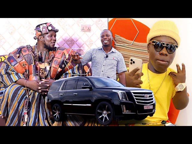 Africa's richest man Shatta Bundle allegedly buys an expensive Cadilac Escalade for chief in Tamale class=