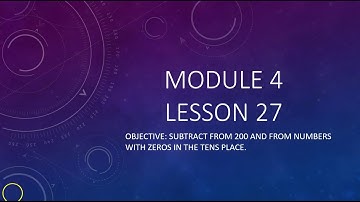Grade 2 Module 4 Lesson 27