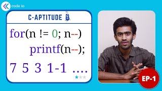 n != 0; | C-Aptitude | Ep-1 | Interview Preparation | English | code io