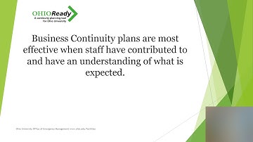 Testing and Exercising A Business Continuity Plan 2019