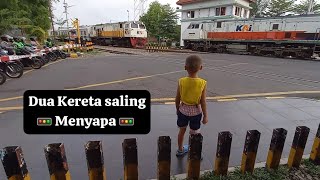 THIS IS THE SECRET CODE WHEN TRAINS MEET EACH OTHER #trainkids #trains #funny #railfan #train