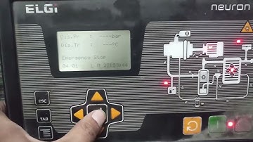 ELGI NEURON III PLC REPAIR panel display total hang no working all switch