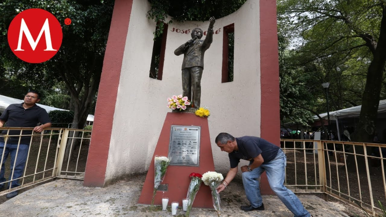 Recuerdan a José José frente a su estatua en parque de la China milenio tv en vivo