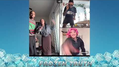 Rebel, Swiss Lee, Khandy & Donia Doing The “Donia Rock”