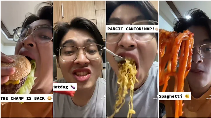 James Torres eat Filipino food, Jollibee, 7/11 ,Bu...