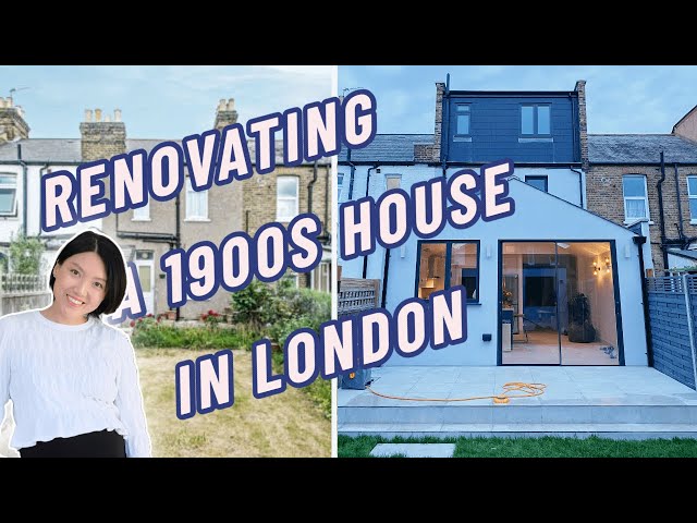 Renovating a 1900s house in London | extension | loft conversion class=